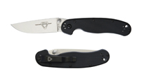 Ontario RAT 2 Linerlock D2 Black 8828